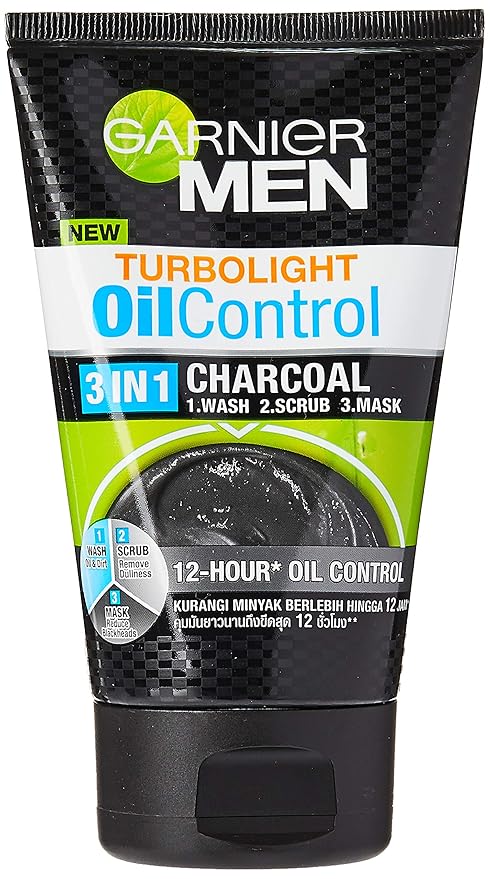 charcoal garnier face wash