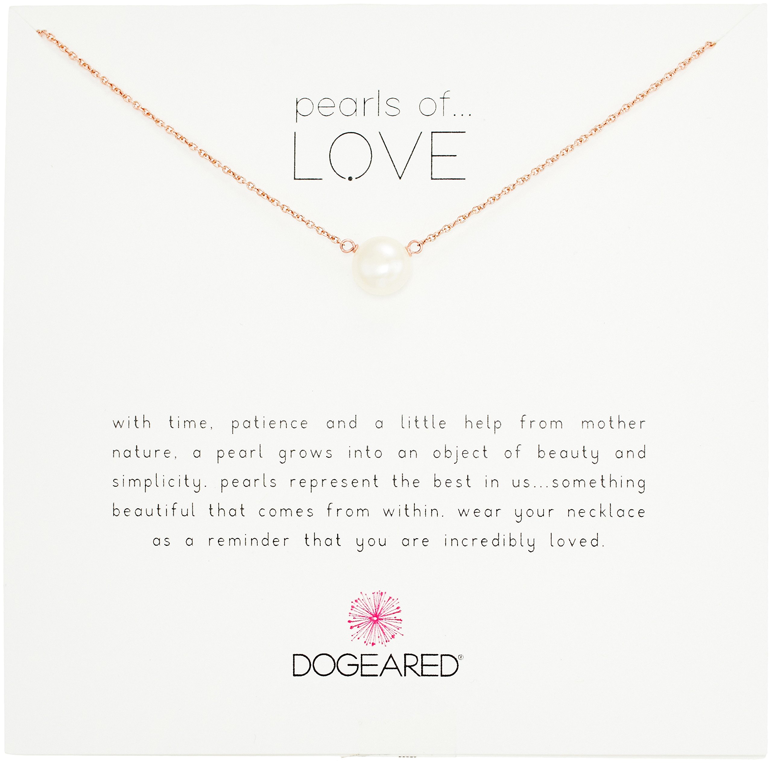 Love 8mm Freshwater Pearl Necklace, 18 