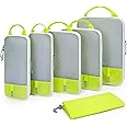 BAGSMART 6 Set/4 Set/2 Set Compression Packing Cubes for Travel, Lightweight Vacation Travel Essentials, Travel Accessories for Suitcase Organizer Bags Set, Durable Luggage Organizer Travel Bags