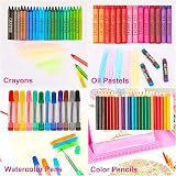 KINSPORY 290 PCS Art Set for Kids Deluxe Coloring Case Gift Teens Boys Girls view 5
