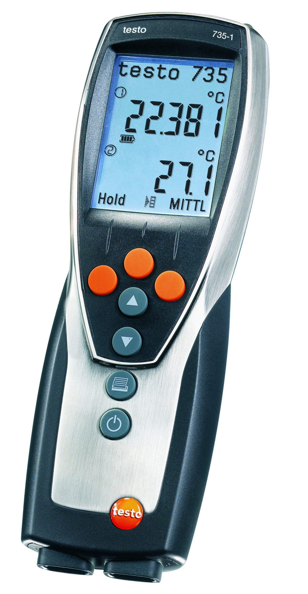 testo 735-1 - Temperature measuring instrument (3-channel)