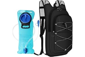 Hydration Backpack - Lightweight Water Backpack with 2L Water Bladder Bag, Running Hydration Vest Backpack for Men Women, Hydration Pack for Hiking, Cycling, Climbing MIYCOO