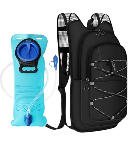 LASUK Tactical Hydration Backpack Molle 2L Water Bladder