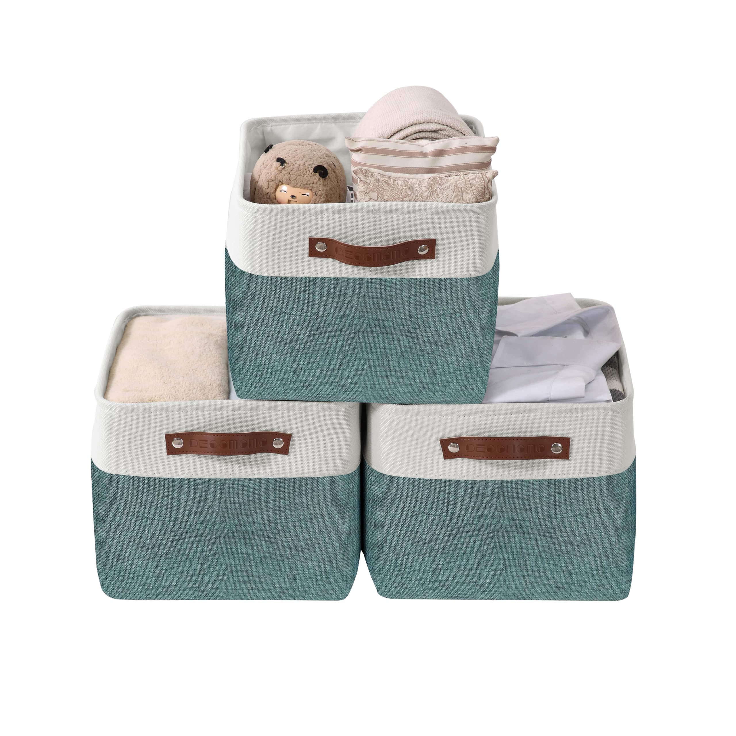 DECOMOMO Storage Bins Fabric Storage Baskets for