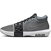 NIKE Lebron Witness 8 Basketball Shoes (FB2239-004, Cool Grey/Black/White) Size 12