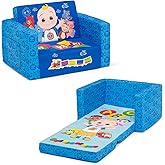 Delta Children CoComelon Cozee Flip-Out Chair - 2-in-1 Convertible Sofa to Lounger for Kids