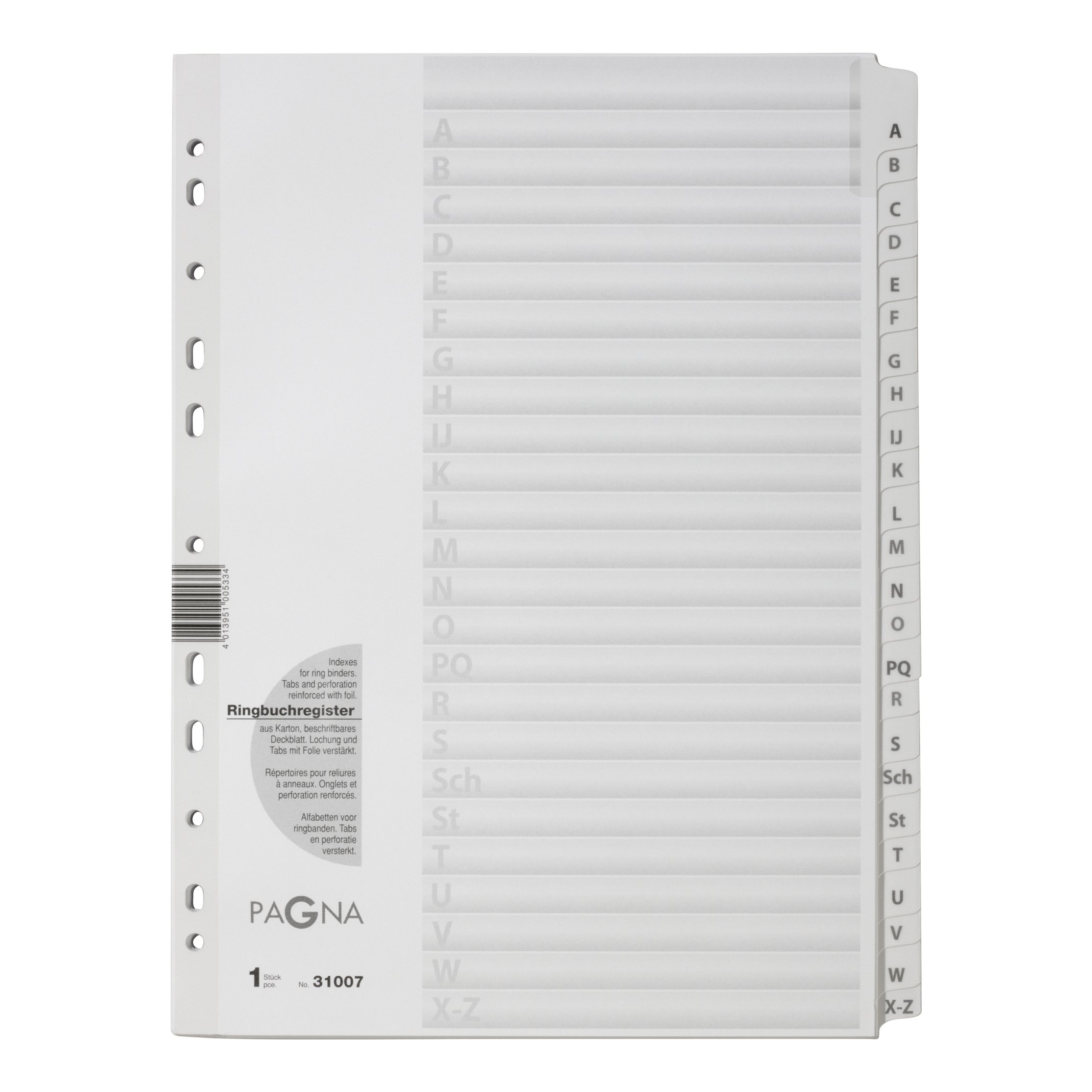 Pagna 31007-08 Index A-Z White