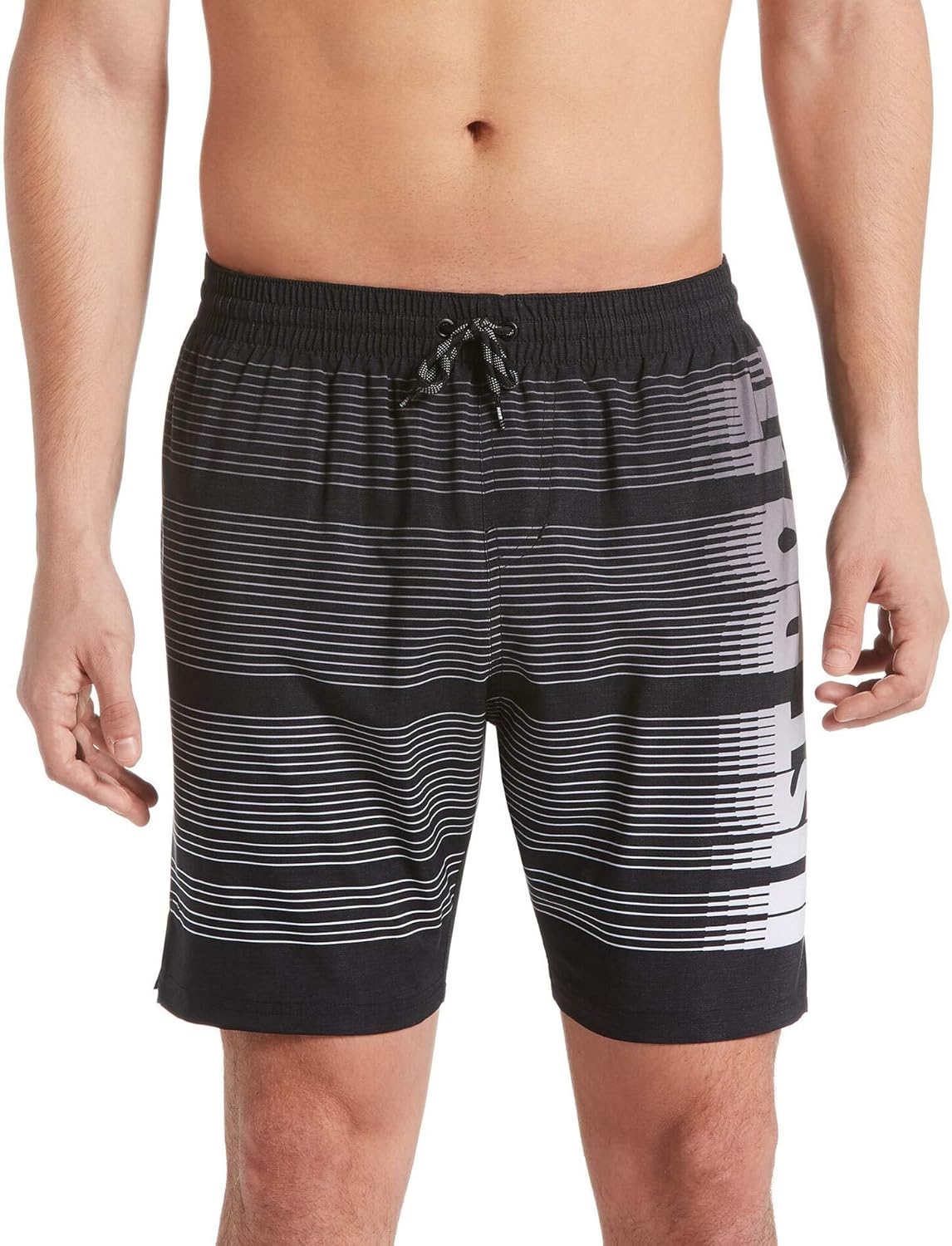 mens black nike swim trunks