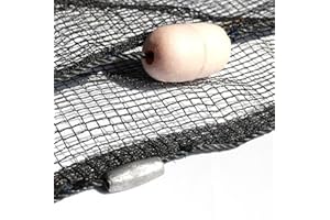 BasicGear Professional Seine Net | 5 to 50 ft | Ultra Strong | Maximizes Catch | Ideal for Both Commercial and Recreational Fishing