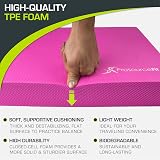 ProsourceFit Exercise Balance Pad Large 18.75x15 Non-Slip Foam Mat Pink view 3