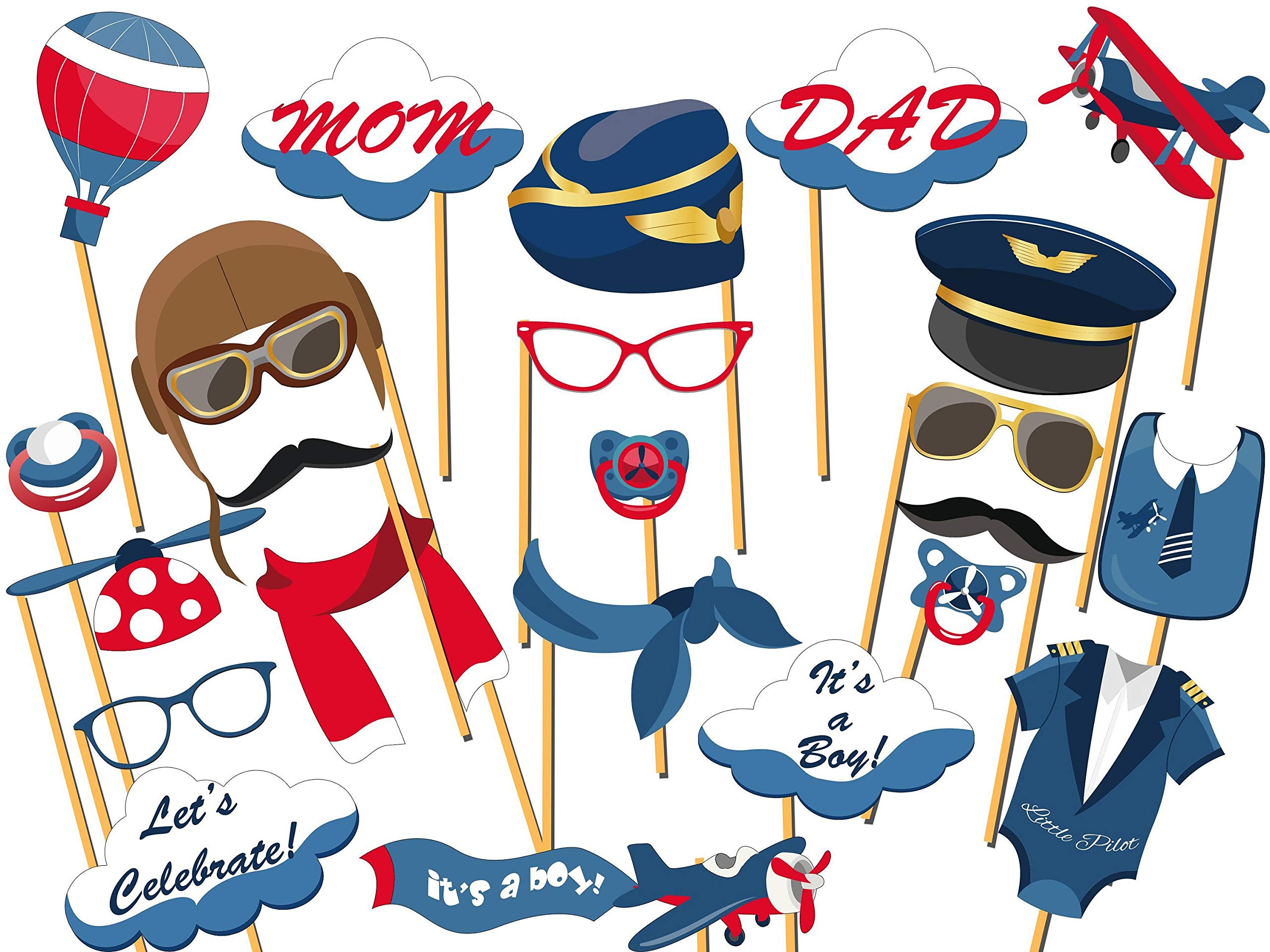 Buy speedy orders Airplane Pilot Aviator Plane Baby Shower Photo Booth