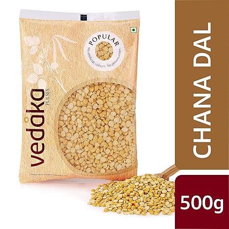 Amazon Brand-Vedaka Popular Chana Dal, 500g