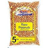 Rani Peanuts, Raw Whole With Skin (uncooked, unsalted) 80oz (5lbs) 2.27kg Bulk ~ All Natural | Vegan | Gluten Friendly | Fres