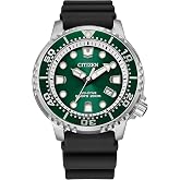 CITIZEN Promaster Dive Eco-Drive Watch, 3-Hand Date, ISO Certified, Luminous Hands and Markers, Rotating Bezel