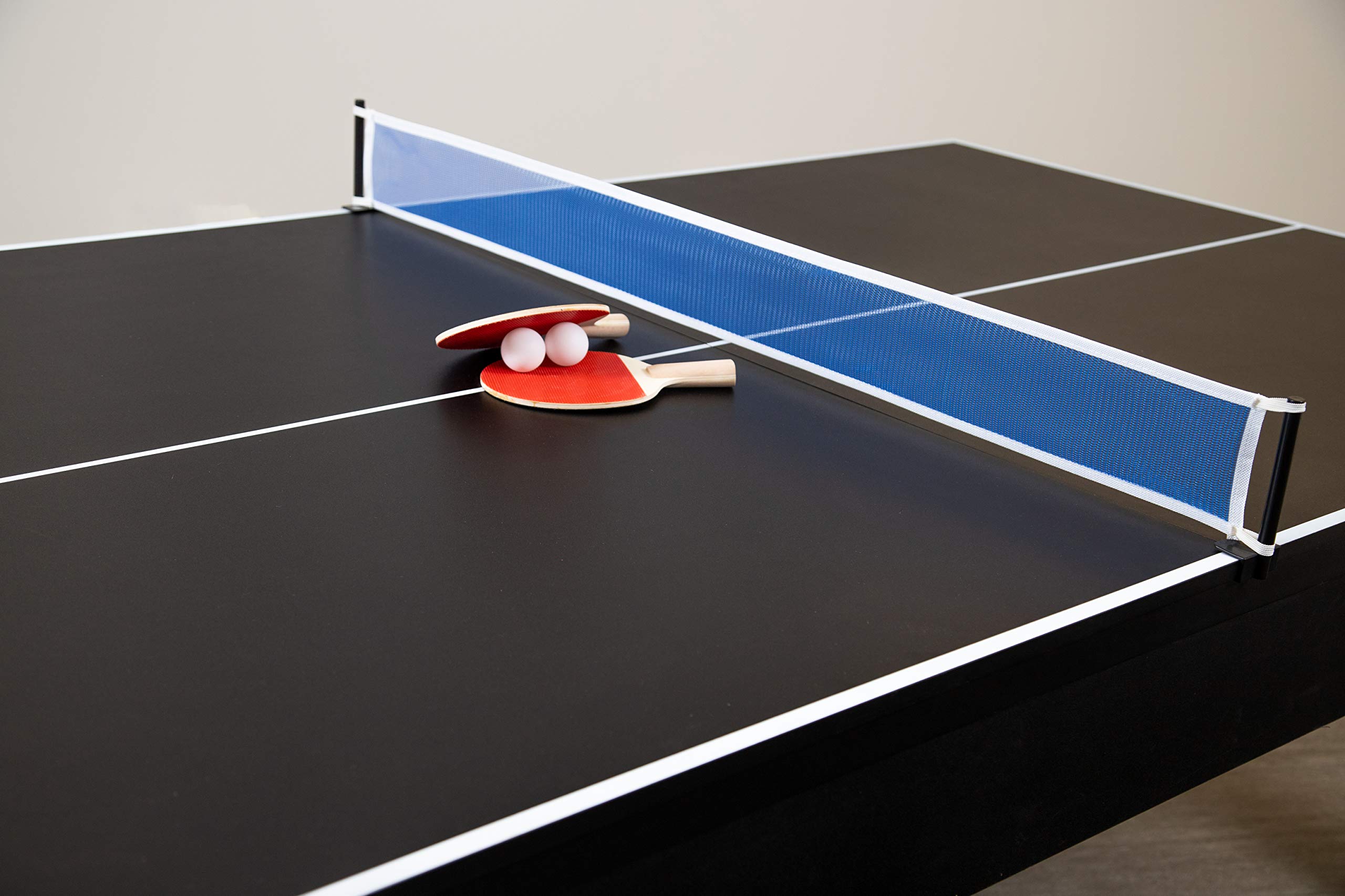 Hathaway Park Avenue 7’ Pool Table Tennis Combination with Dining Top
