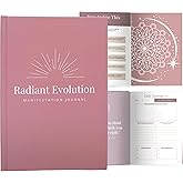 Manifestation Journal for Women - 12- Week Self Care Journal w/Vision Board, 100 Digital Affirmation Cards, Gratitude Prompts & Goal Setting, Meditation