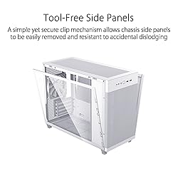 ASUS Prime AP201 White MicroATX Tempered Glass