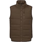 Chrisuno Men's Lightweight Winter Puffer Ski Vest Jacket Packable Outerwear