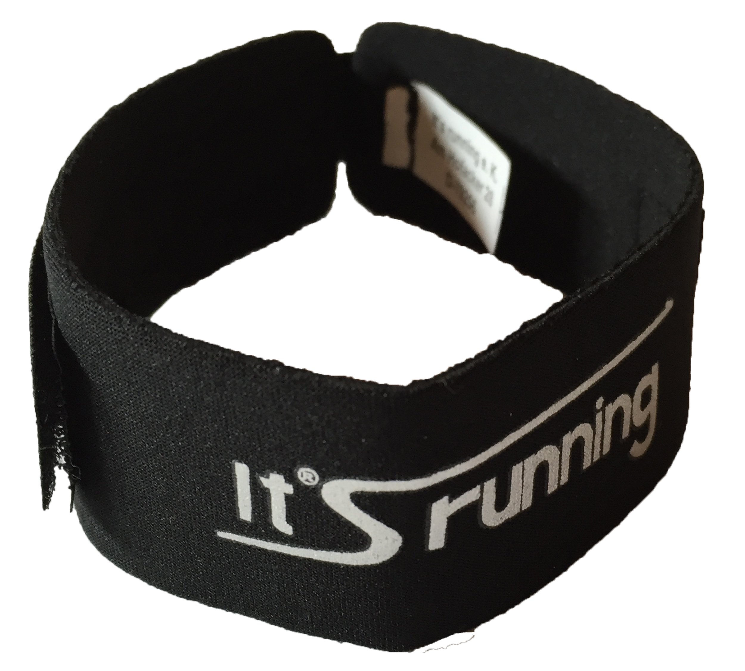 It's Running Unisex Timing Neoprene Timekeeping Chip Strap, One Size, Black