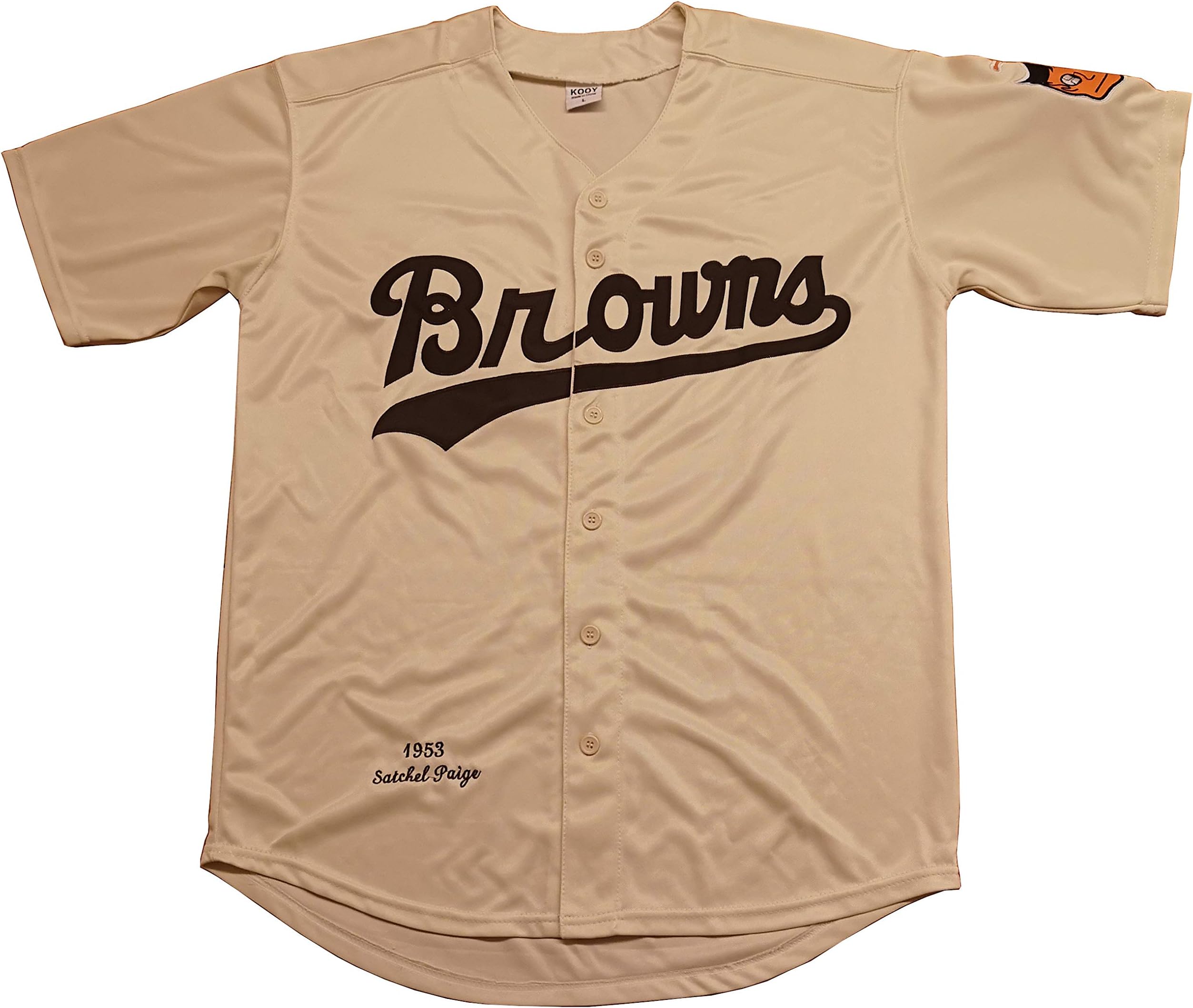 Kooy Paige #29 Browns Throwback Vintage Baseball Jersey