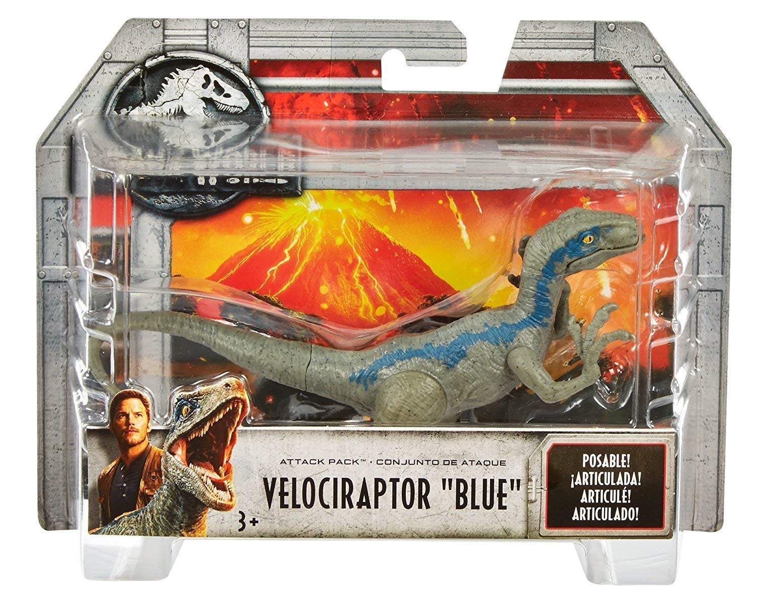 Jurassic World Attack Pack Velociraptor Blue Figure Jurassic World Toys Sg B07h6qj4ht Us Action Figures Statues Toys Hobbies Montibello Com