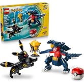 LEGO Pok&eacute;mon SMART Play: Umbreon vs. Garchomp Championship Battle 72165 | Compatible Set, Building Toys, Boys &amp; Girls, Ages 10+, Interactive Pok&eacute;mon Toys, 2 SMART Tags, 831 pieces, Gift Idea