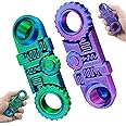 2025 New 3D Printed Fidget Ring Toys, 5-in-1 3D Printed Gear Ball Stress Sensory, Mindful Meditation Gear Toys for Stress and Anxiety Relief, Fidget Toy for Kids Adults