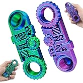 2026 New 3D Printed Fidget Ring Toys, 5-in-1 3D Printed Gear Ball Stress Sensory Toy, Mindful Meditation Gear Toys for Stress and Anxiety Relief, Back to School Supplies Fidget Toy for Teens Adults