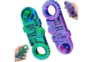 OYEFTP 2025 New 3D Printed Fidget Ring Toys, 5-in-1 3D Printed Gear Ball Stress Sensory, Mindful Meditation Gear Toys for Stress and Anxiety Relief, Fidget Toy for Kids Adults