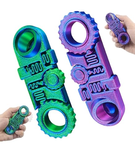 Ainiv 3D Gear Ball Fidget – Boule D’engrenages Imprimée 3D, Rotation Fluide, Anti-stress, 8 Cm, Pour Adultes Et Enfants