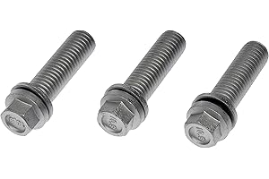 Dorman 917-507 Front Wheel Hub Bolt Compatible with Select Cadillac/Chevrolet/GMC Models, 3 Pack