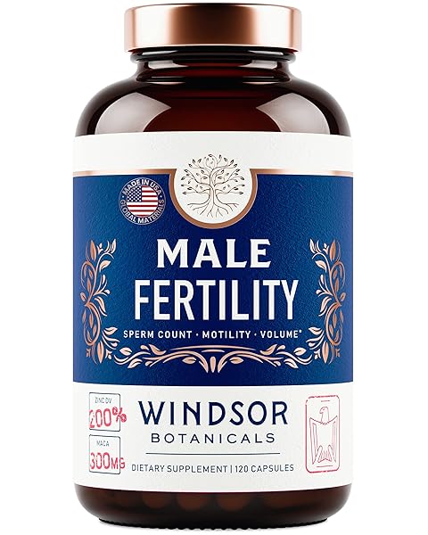 MALE FERTILITY SUPPLEMENT WITH MACA ROOT – MENS HEALTH CONCEPTION FERTILITY PRENATAL VITAMINS PLUS NATURAL EXTRACTS – PRENATAL FERTILITY SUPPLEMENTS FOR MEN – 3RD PARTY TESTED – 120 CAPSULES, 2 MONTH
