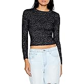 Forever 21 Womens Ribbed Fuzzy Knit Sweater