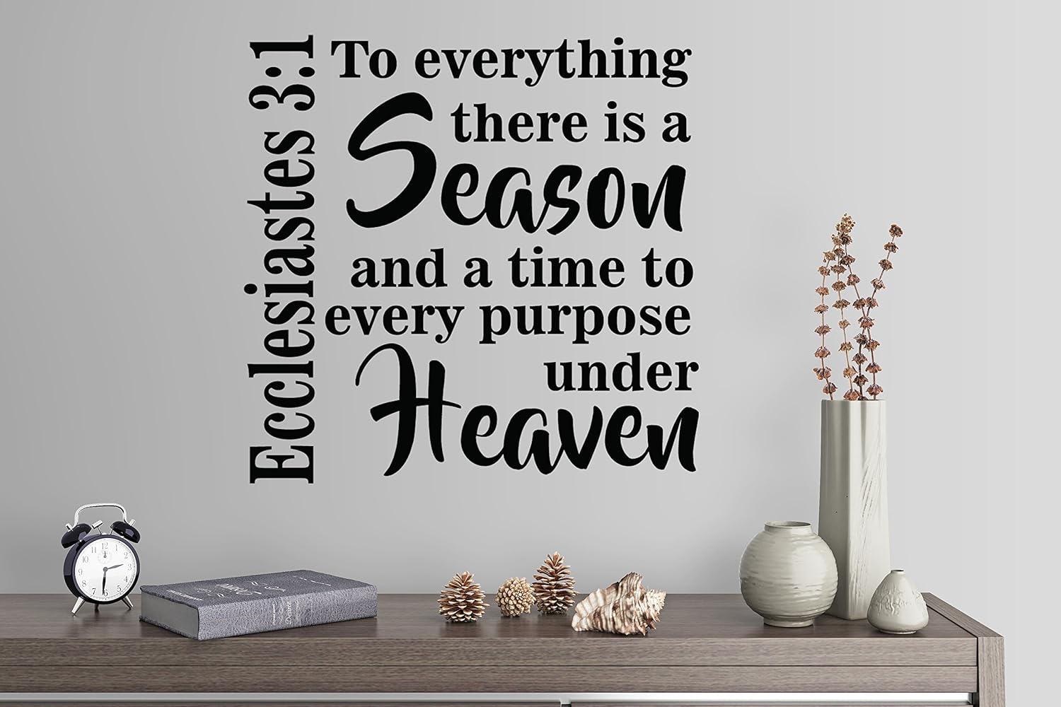 24"x24" Ecclesiastes 31 to Everything There is A Season