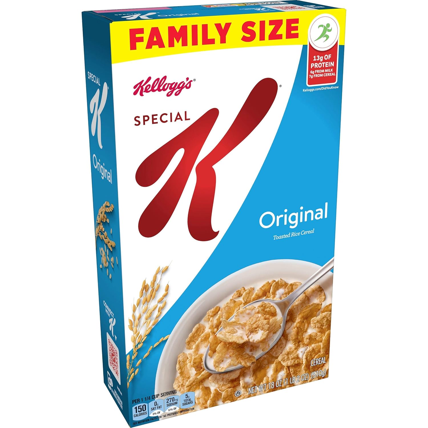 Kellogg's Special K, Breakfast Cereal, Original, Made with