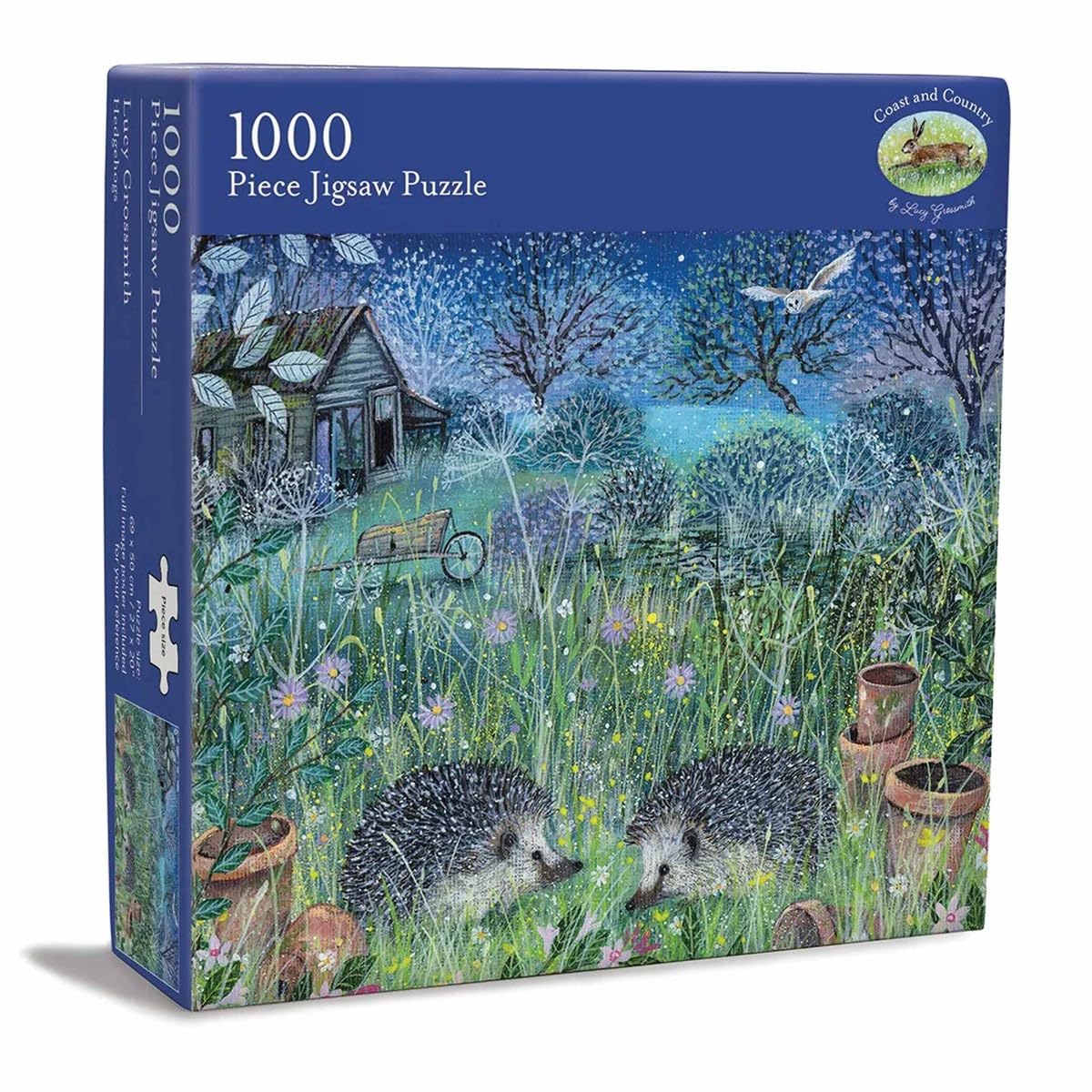 Coast and Country Hedgehogs by Lucy Grossmith 1000 Piece Jigsaw Puzzle