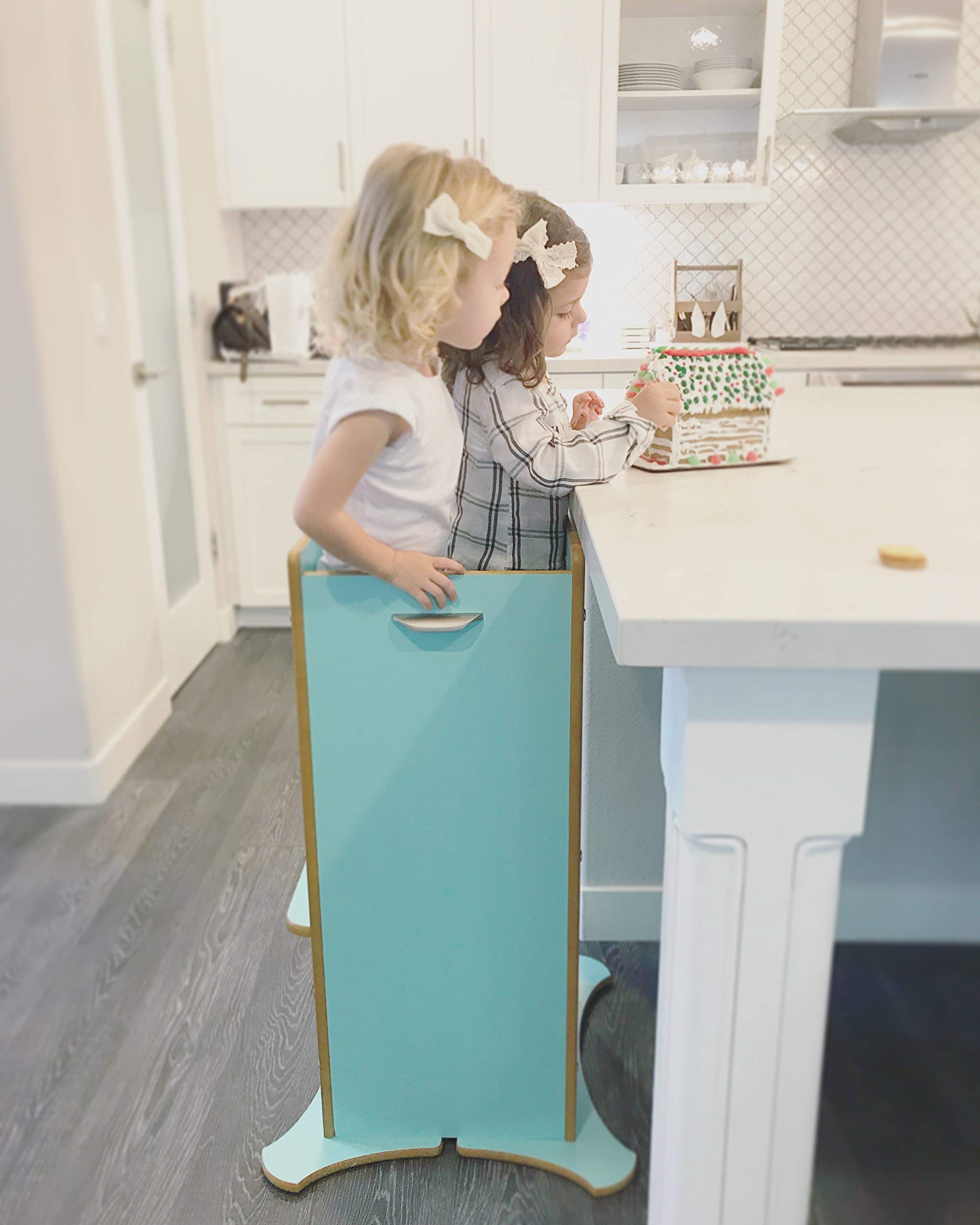 Little Helper Funpod Kitchen Step Stool With Adjustable Height