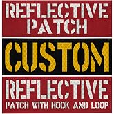 Custom Reflective Name Tape, Name Patch with Hook and Loop | Personalized 1 Line Text Laser Cut ID Panel for Military Uniforms, Tactical Gear, and Plate Carriers