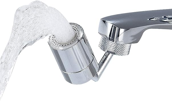Waternymph Faucet Aerator, 720-degree Angle Rotate and Swivel Dual-function Kitchen Sink Faucet Aerators, Water Saving Tap Aerator Diffuser Faucet Sprayer-15/16 Inch-27UNS Male Thread-Chrome - - Amazon.com