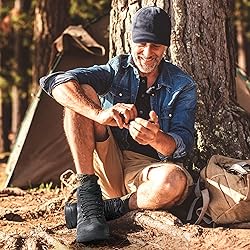 NORTIV 8 Men's Ankle High Waterproof Hiking Boots