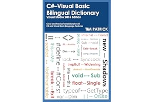 C#-Visual Basic Bilingual Dictionary: Visual Studio 2015 Edition