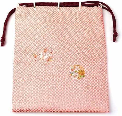 Amazon Co Jp 御朱印帳 袋 京都 西陣織 金襴 選べる 刺繍入り柄２種 巾着大 裏生地付 大判 西陣 巾着 朱印帳 納経帳 収納袋 日本製 京都 柄 種類 A柄 兎 ホーム キッチン