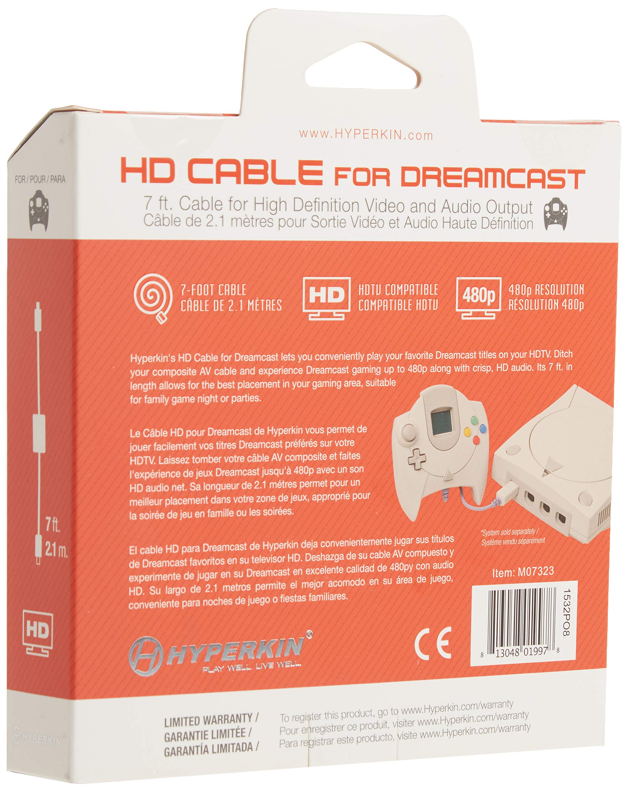 Hyperkin HD Cable for Dreamcast Apr 1, 2019