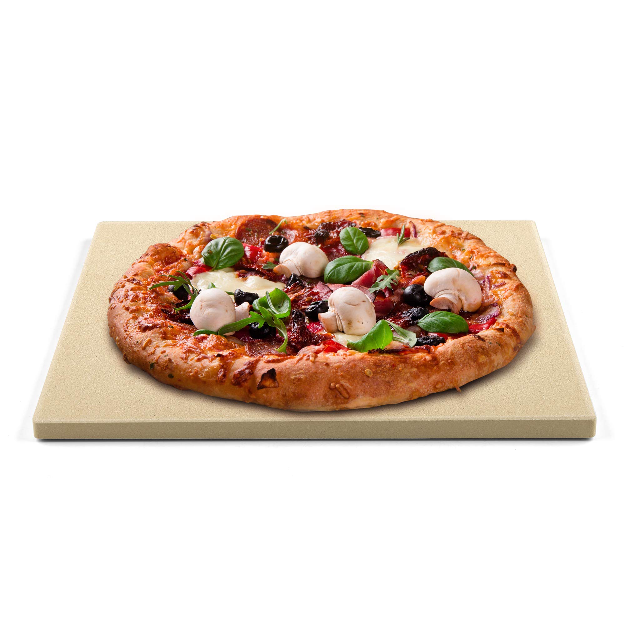Cook N Home 02663 Pizza Grilling Baking Stone, Cordierite