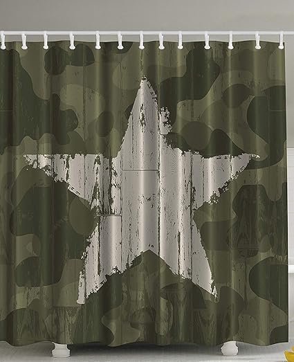 Amazon Com Afagahahs Western Khaki Camouflage Shower Curtain By