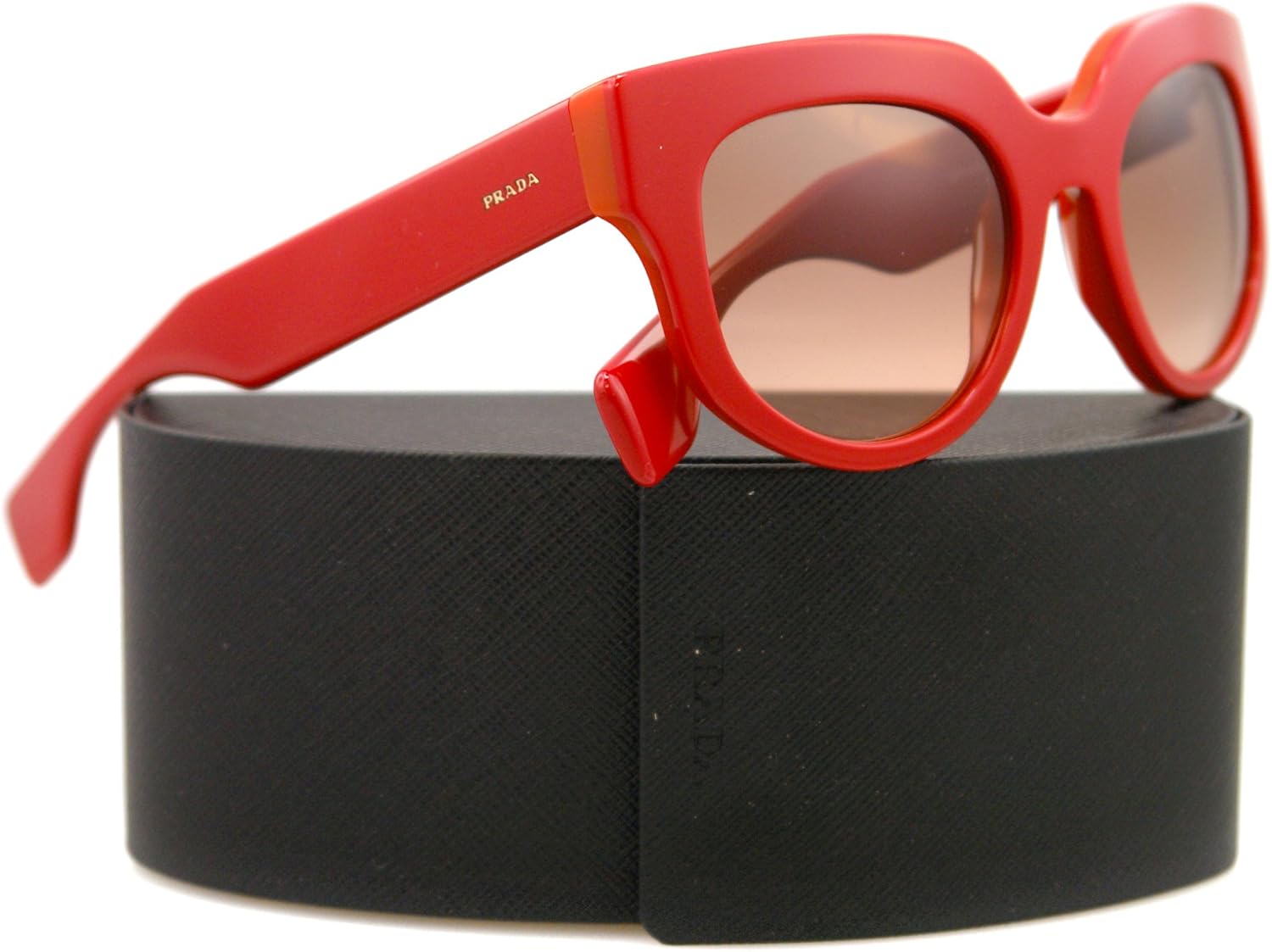 prada red cat eye glasses