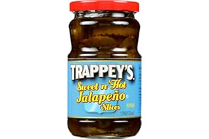 Trappey's Sweet N' Hot Jalapeno Peppers Slices, 12 fl oz