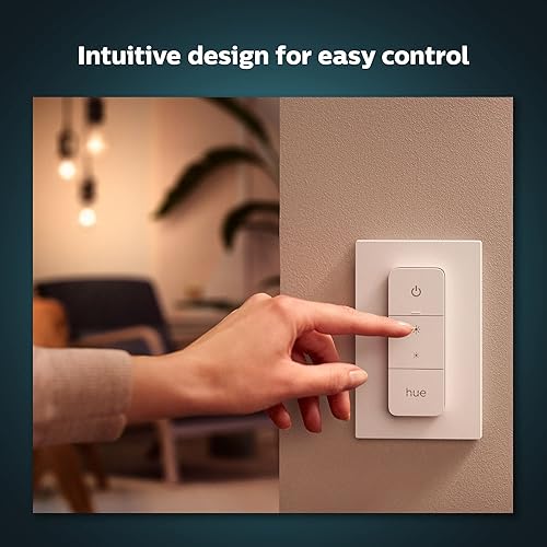 Philips Hue Wall Tap Dial Light Switch Pack and Smart Dimmer