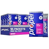 Propel Electrolyte Powder Drink Mix, Berry, (96 Servings) | Zero Sugar, Enhanced Water Beverage, Gatorade Electrolytes, Vitamins, No Added Colors, No Artificial Flavors, Hydration