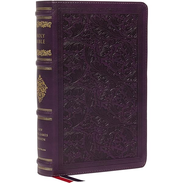RSV Personal Size Bible with Cross References, Purple Leathersoft